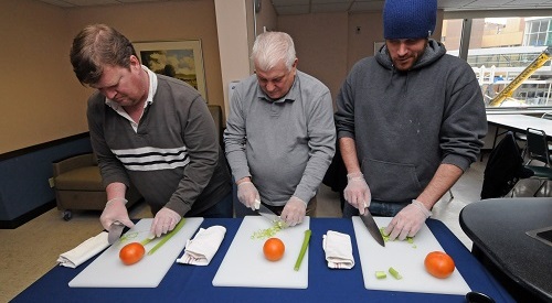Three Veterans cooking